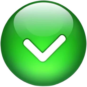 Green tick  emoji