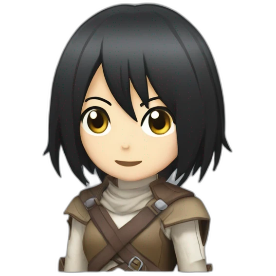 mikasa ackerman emoji