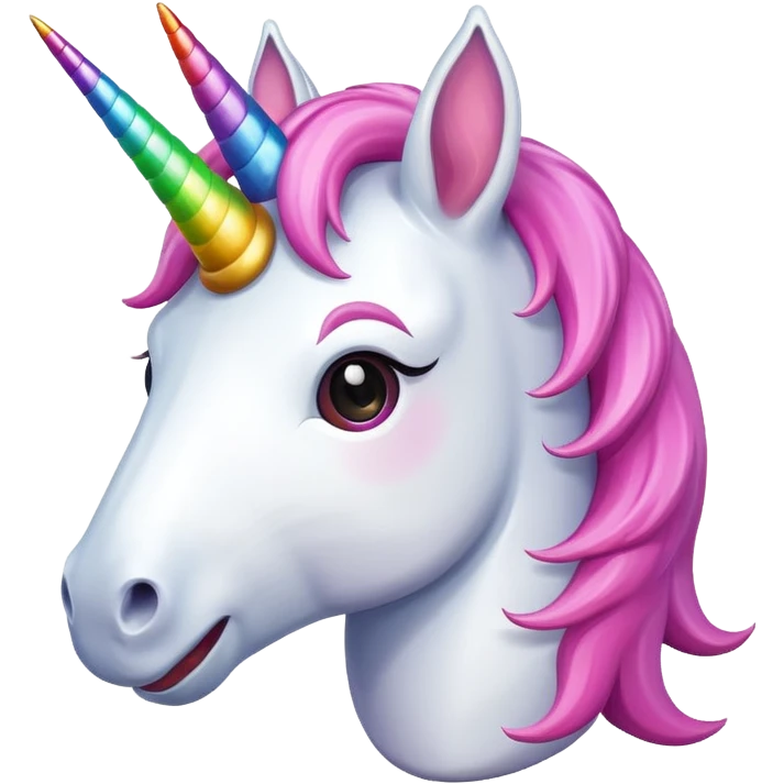 Unicorn laughing  emoji