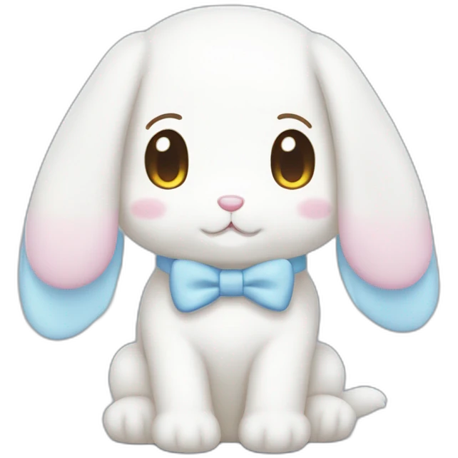 cinnamoroll from sanrio, bunny, rabbit emoji