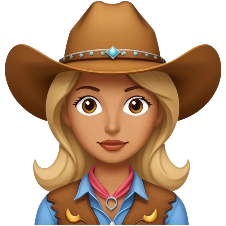 Cowgirl emoji