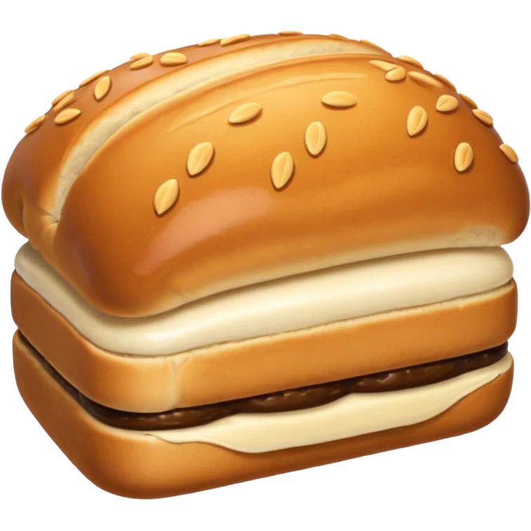 Slice of bun emoji