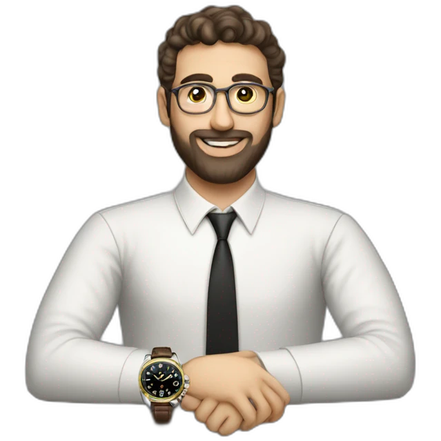 Jewish Developer with rolex emoji