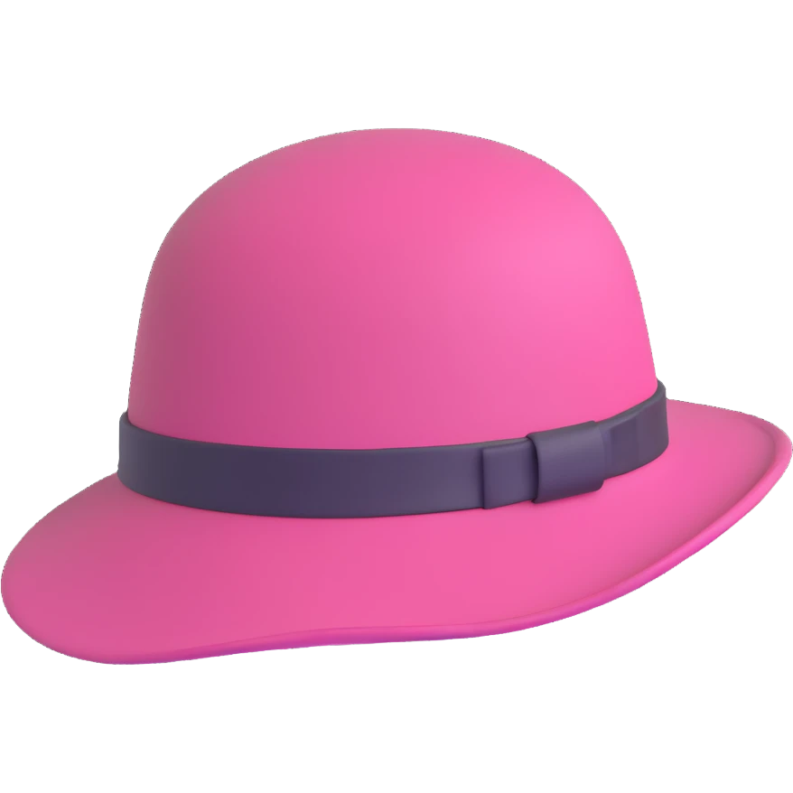 pink hat emoji