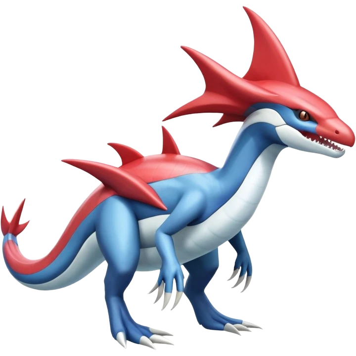 Milotic-Latias-Kyurem-Garchomp-Fakémon-hybrid-creature (full body)  emoji