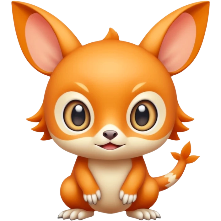 Cartoonic Cute Funny Silly Childish Anime Fakémon-Fantasy-creature (full body) emoji