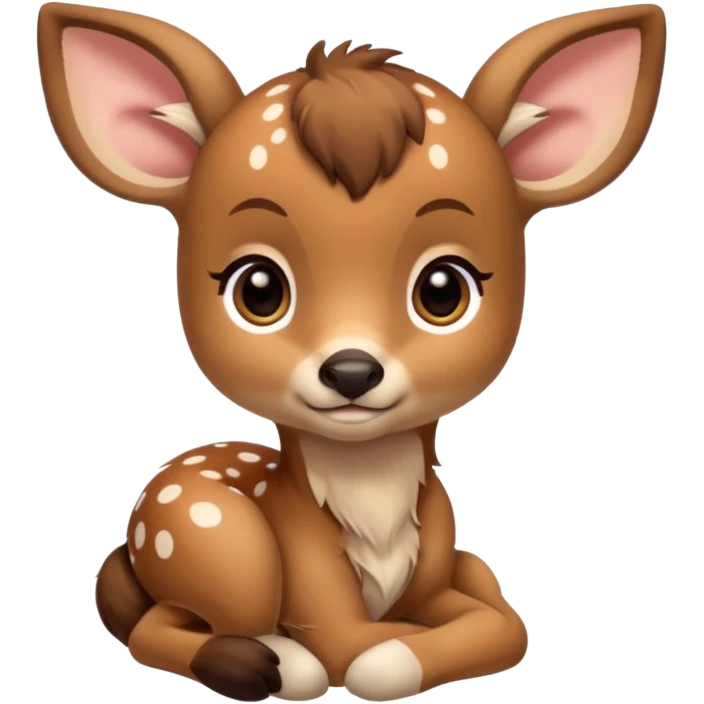 Un bébé biche emoji