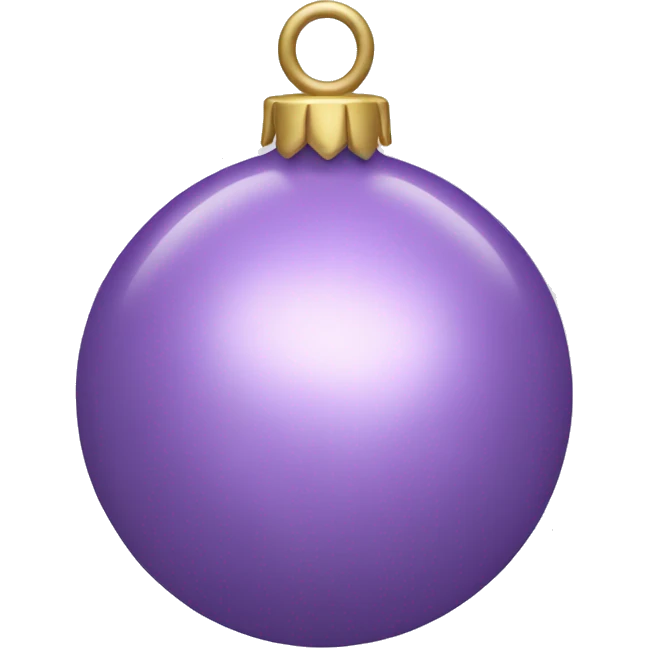 Light purple ornament emoji