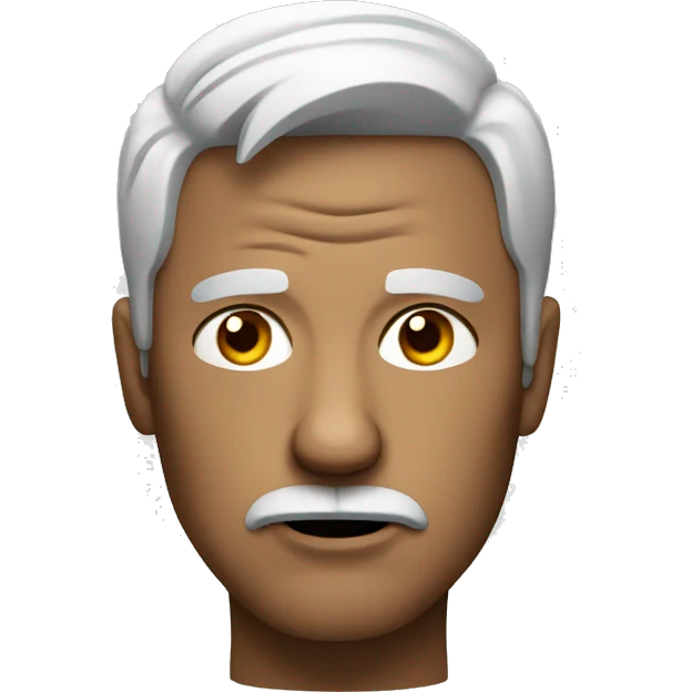A man that despises some people emoji