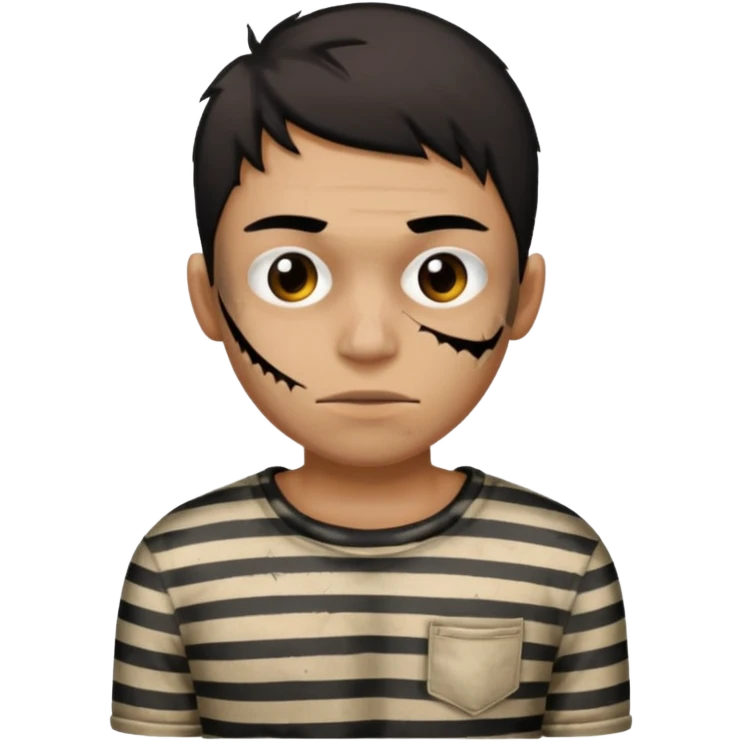 thief stripped shirt emoji