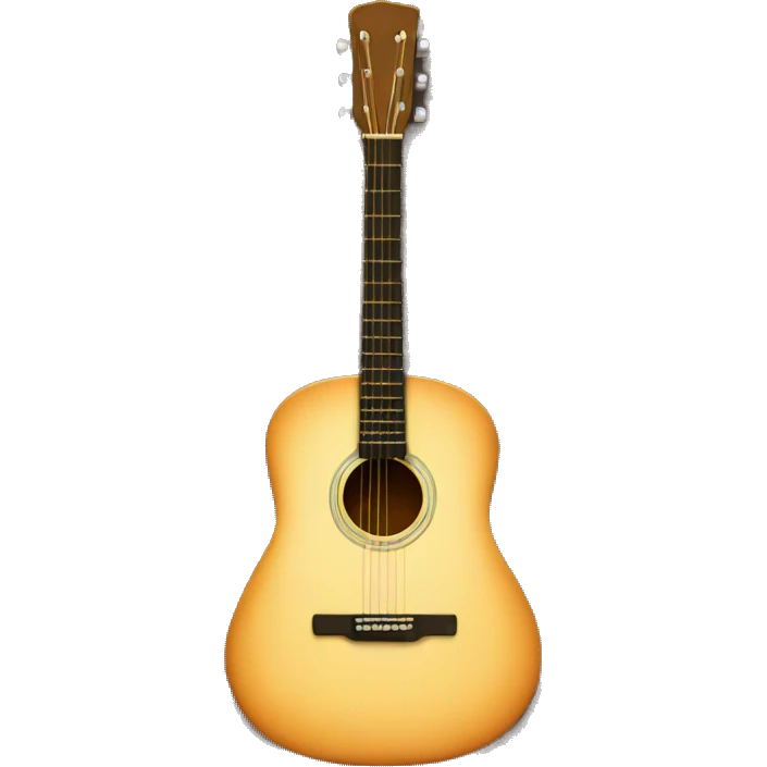 Acoustic guitar emoji