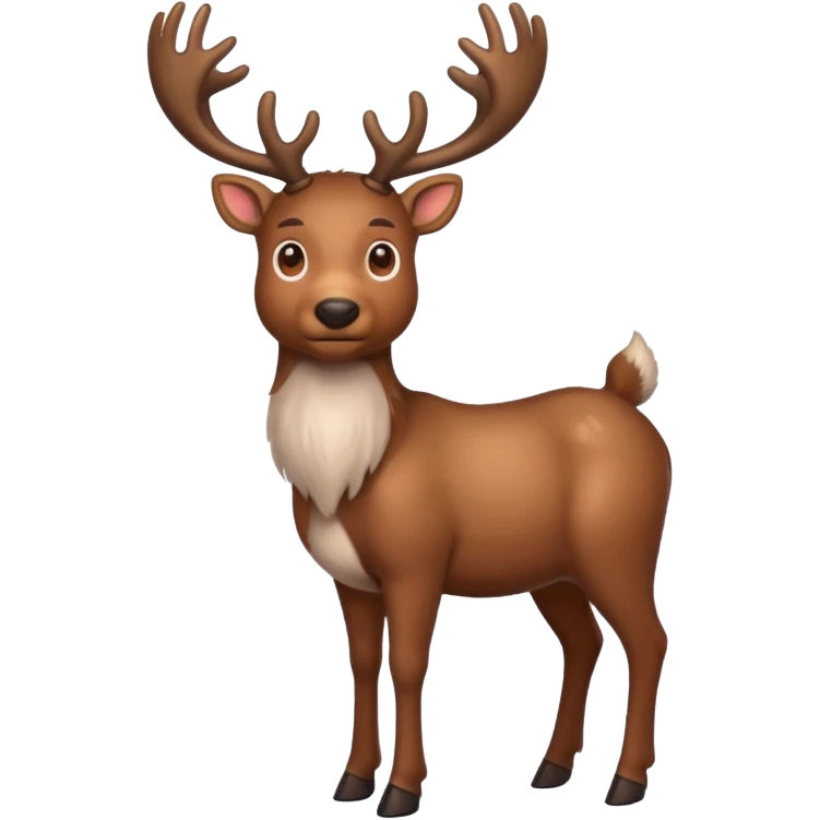 A Reindeer emoji