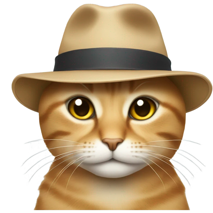 cat wearig hat emoji