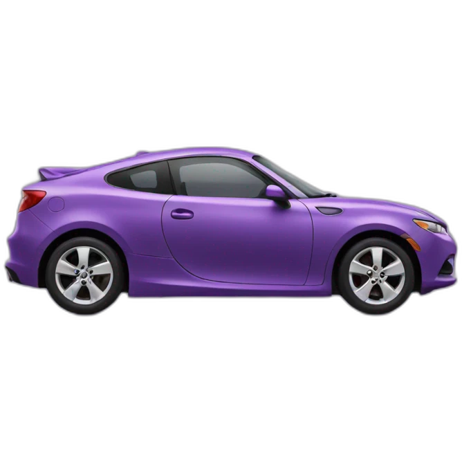 purple car emoji