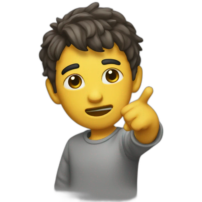 Homme qui dab emoji