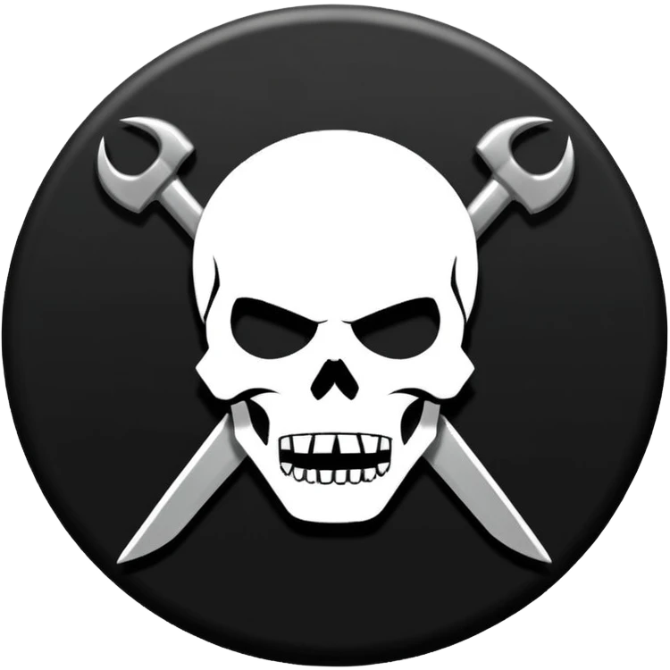 m of metallica band logo emoji
