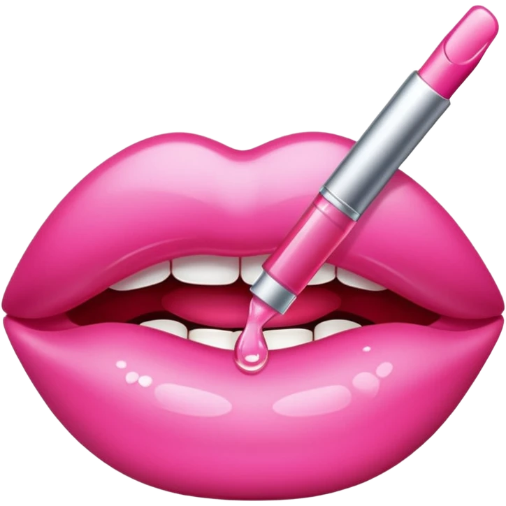 Gloss labial uni makeup glass gloss emoji