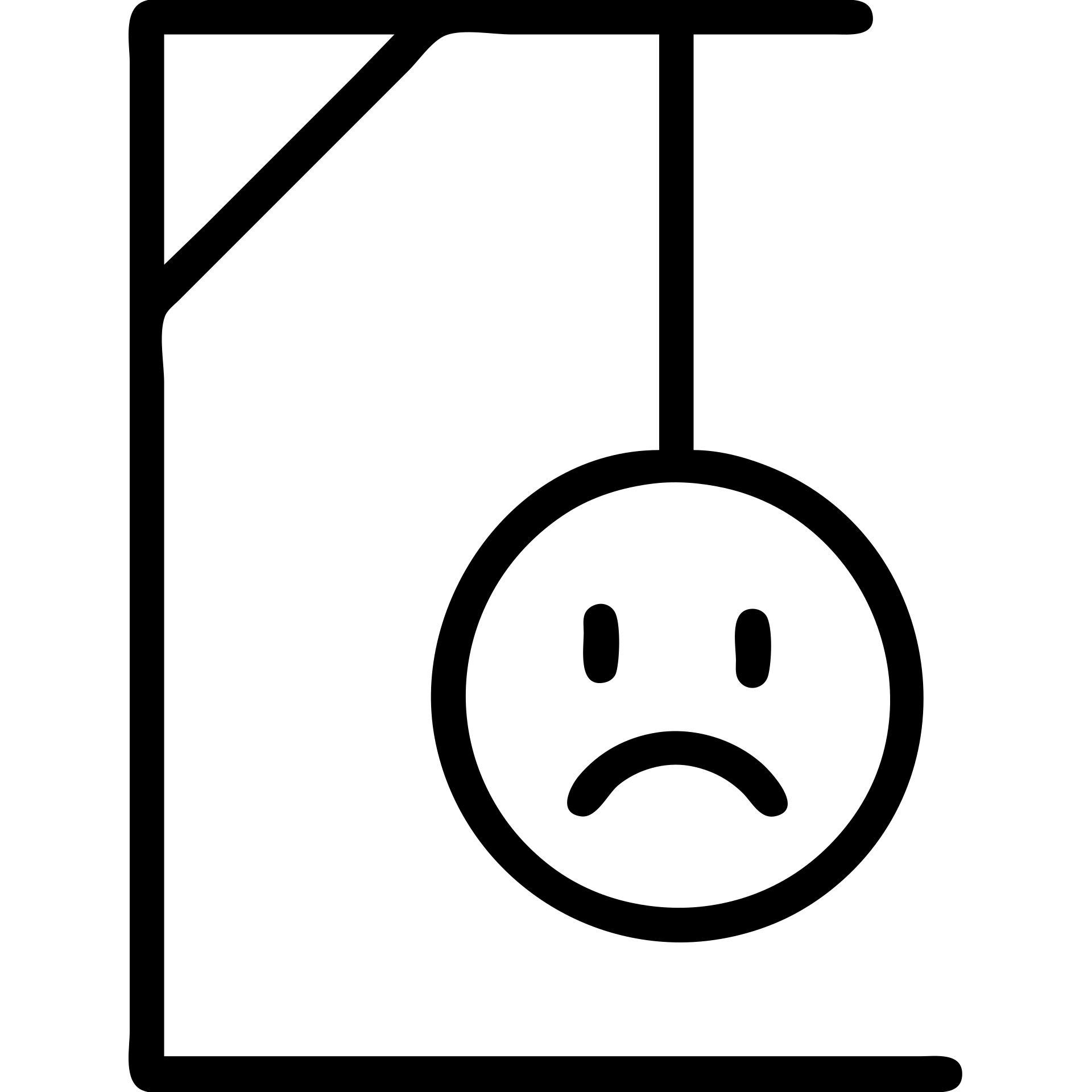 simple emoji hanging on a gallows, minimalist, no text, sad facial expression emoji