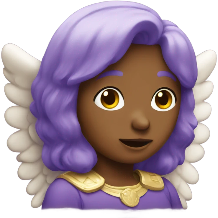 purple angel emoji