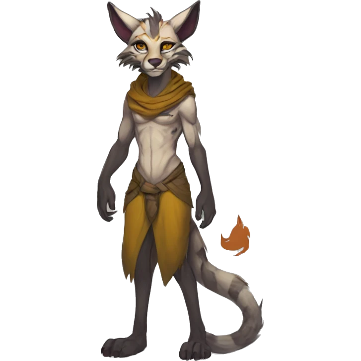 Anthro Vernid by LiLaiRa full body emoji