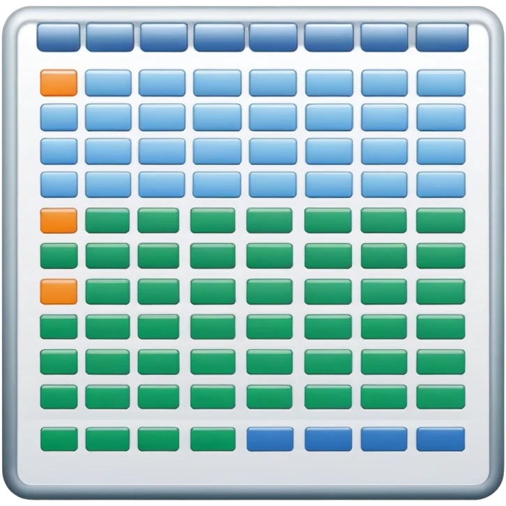 spreadsheet file with rows and columns emoji