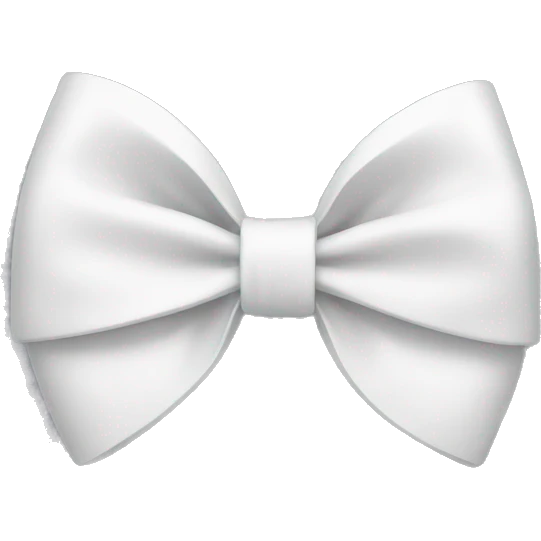 White bow emoji