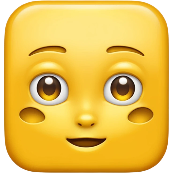yellow shiny skin emoji
