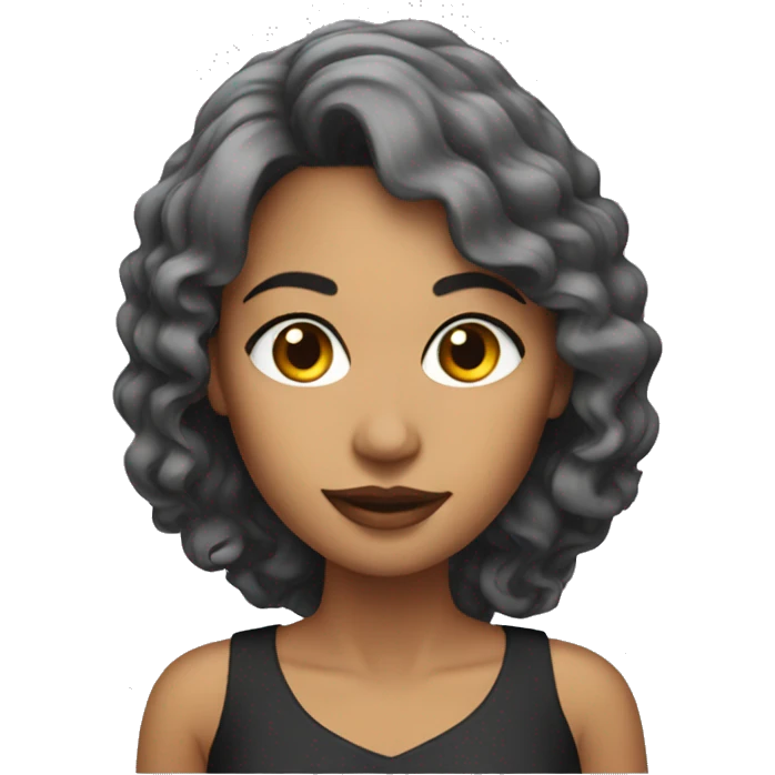 create a beautiful woman emoji