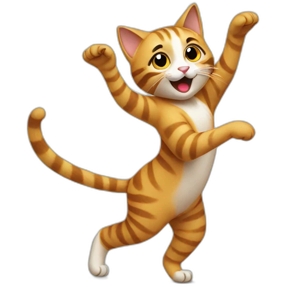 cat dancing emoji