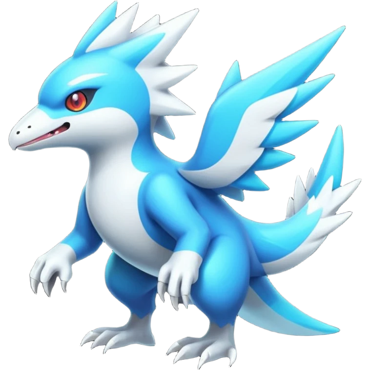 Neon Vibrant Pulsating Trail-glowing Chromatic Trico-Latios-Silvally-fusion-hybrid emoji