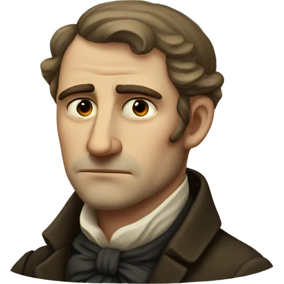 sad, white man 1800s, worker, 30years old emoji