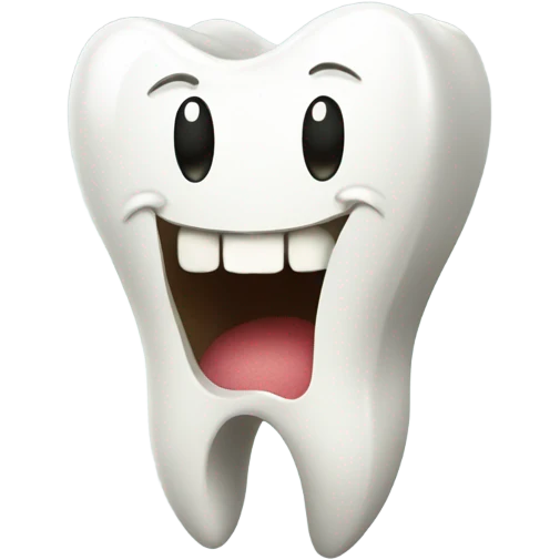 Tooth emoji