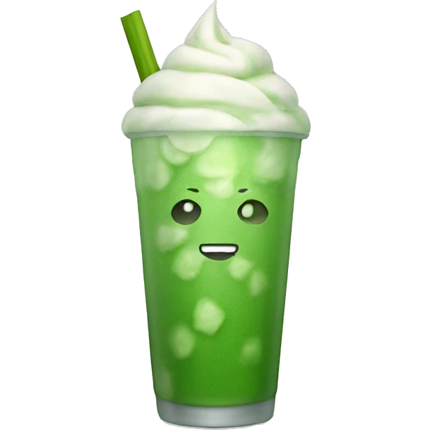 Matcha ice cold emoji