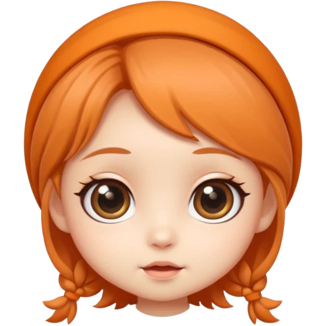 cute chibi cartoon, big eyes, soft shading, smooth gradients, clean outlines, high detail, sticker style emoji