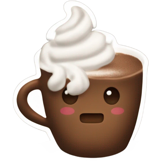 Drinking hot coco emoji