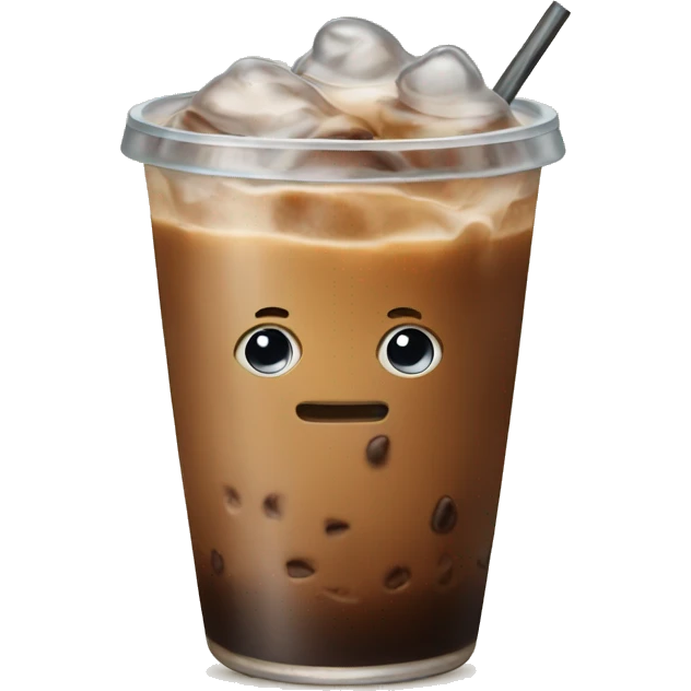 Iced coffee emoji