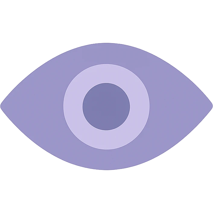 A dull purple eyes emoji