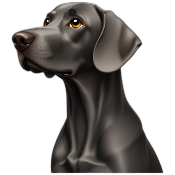 weimaraner-and-black-labrador emoji