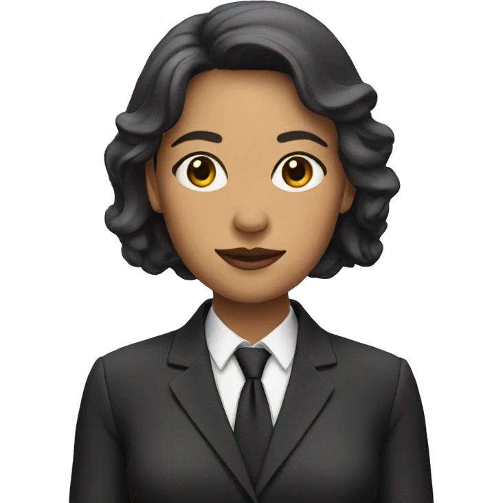 a woman in a suit emoji