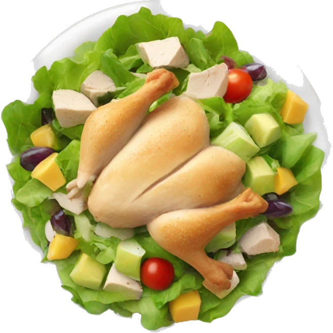 Chicken salad  emoji
