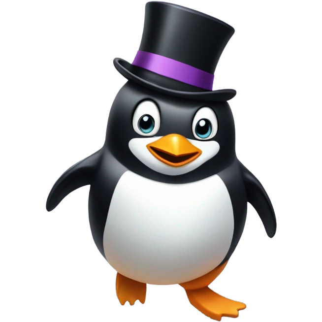 tap dancing penguin emoji
