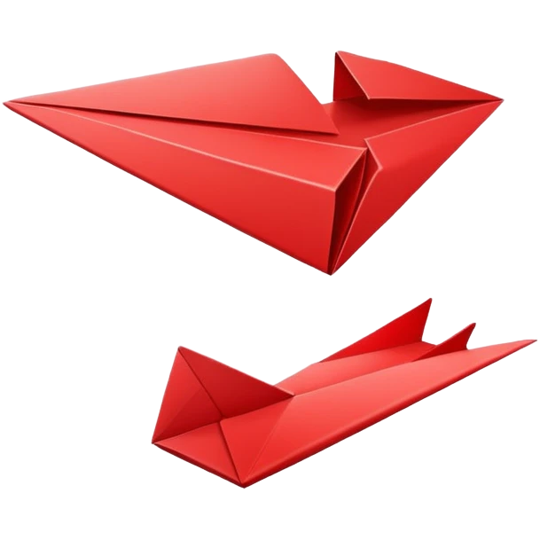  heart and a paper airplane flying nearby emoji