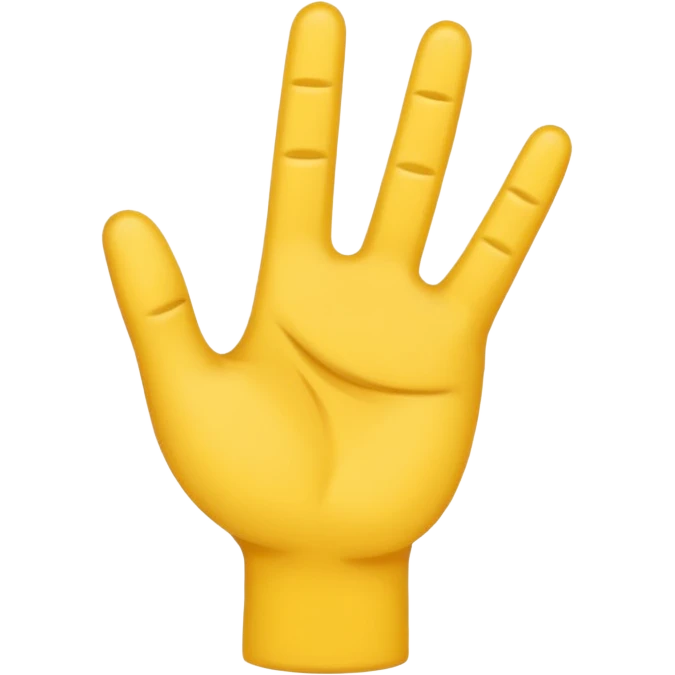 YVL emoji not to realistic make it look like an emoji hand emoji