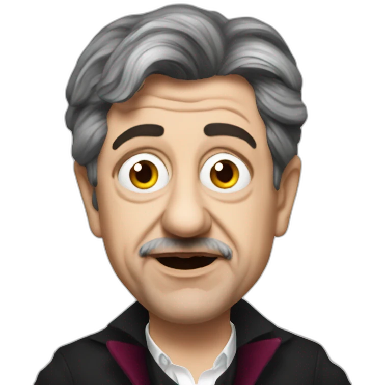 mélenchon as vampire emoji