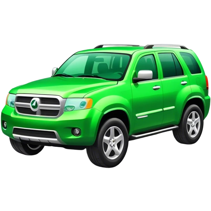 Green SUV emoji