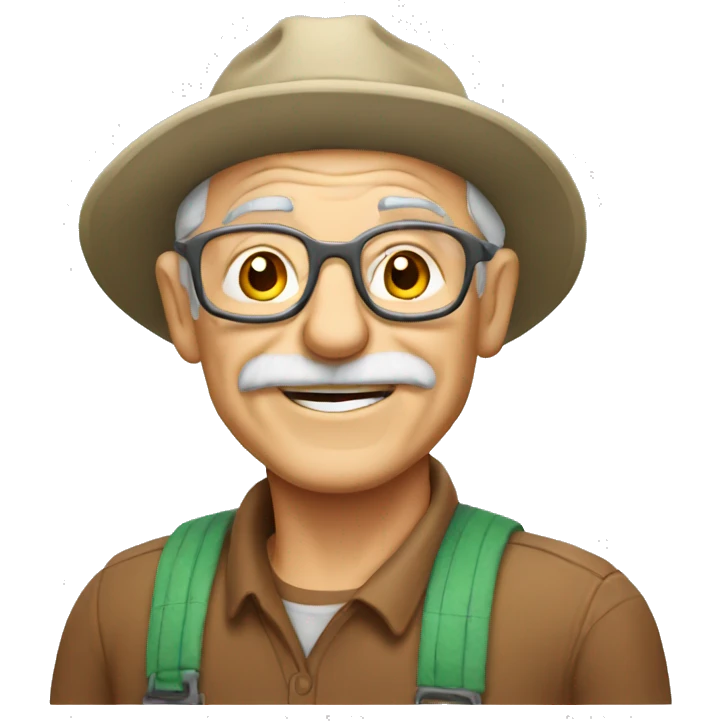 retired gardener emoji