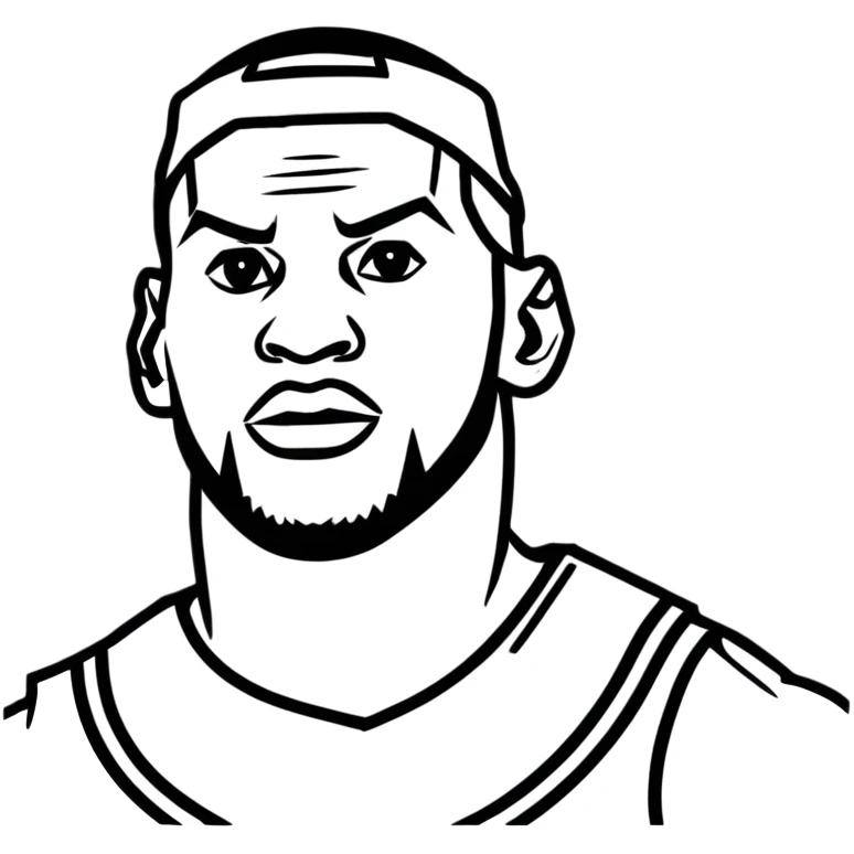 James LeBron face emoji