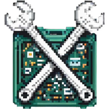 IT Support Team badge with computer and wrench symbols emoji