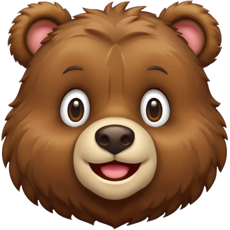 Bottomless bear emoji
