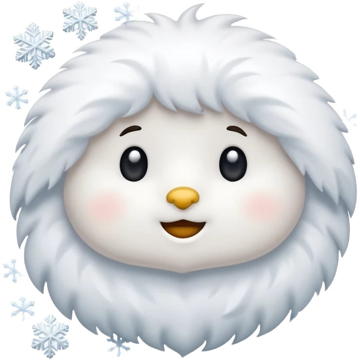Snow fall emoji